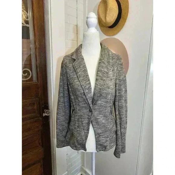 41 Hawthorn Women's Size L Gray 100% Cotton Blazer - Picture 1 of 8